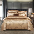 Satin - Luxueuse Housse de Couette Satinée avec Imprimé Floral