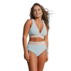 Bikini élégant, taille haute, sculptant