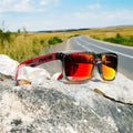 Lunettes de soleil polarisées UrbanGuard avec protection contre la lumière bleue pour les motards