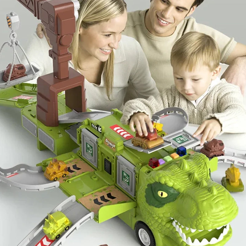 Aventure de Transport de Dinosaures - Pour un Jeu Créatif Amusant