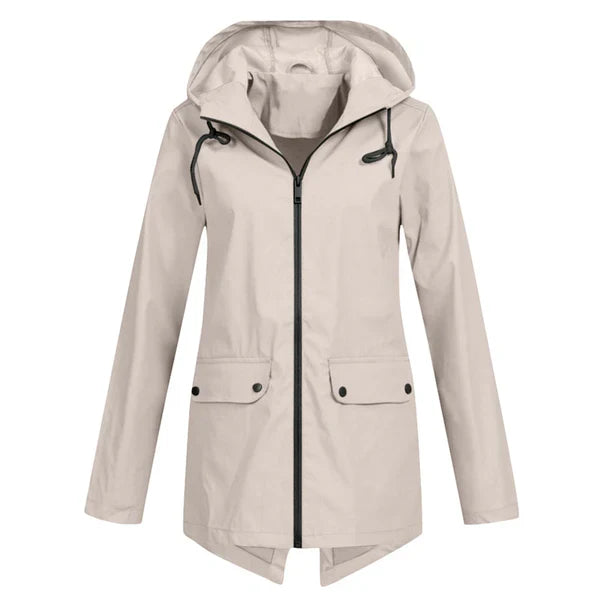 Veste de Pluie Tendance pour Dames avec Capuche - Liora
