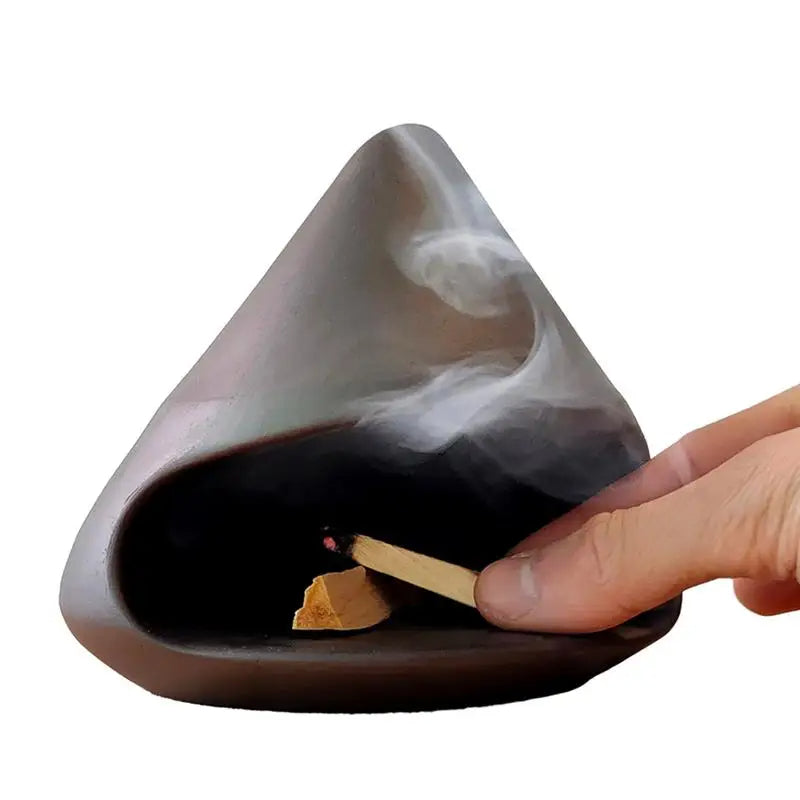 Support à Encens Fait Main – Brûlez de la Sauge et des Aromatiques avec une Décoration Miniature Boho pour la Méditation, le Yoga et un Mode de Vie Paisible