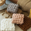 Coussin Boucle en Velours Tissé