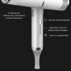 AeroDroog – Sèche-cheveux professionnel avec technologie ionique | Rapide & Doux pour les cheveux