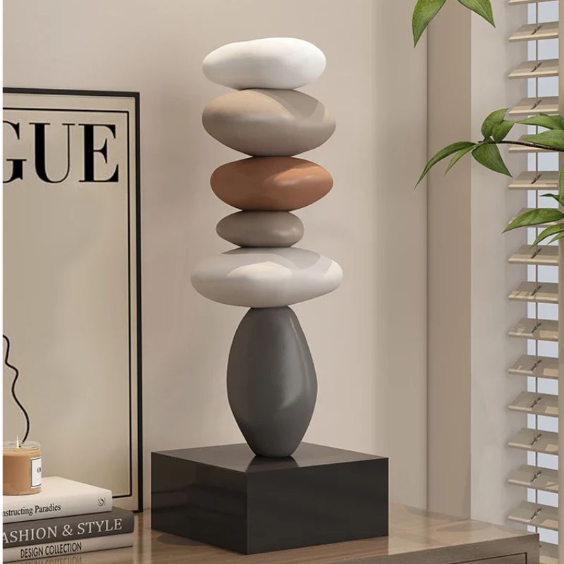 Sculpture ZenithAura Balanture | Sculpture élégante pour une ambiance sereine et zen