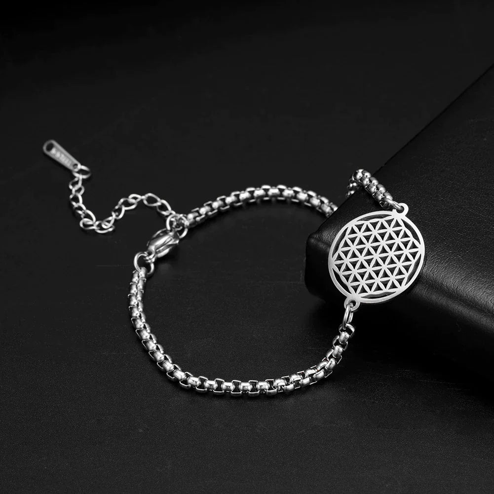 Bracelet Vintage Chakra-Fleur de Vie
