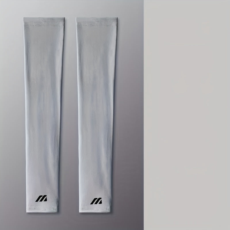 1 paire de manchons de bras unisexes respirants avec protection solaire - Refroidissement, protection UV pour la conduite, le golf, la pêche, le cyclisme, la randonnée et la course