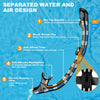 AquaClear Ensemble de Snorkel – Imperméable, Confortable et Avec Grande Visibilité