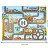 Tapis de Jeu Aventure de Construction – Découvrez le Monde du Trafic et de la Construction