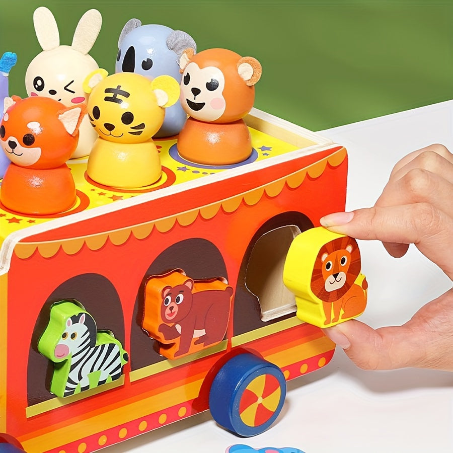 Camion d'Animaux de Cirque Éducatif - Pour le Jeu Créatif et l'Apprentissage