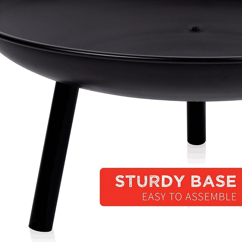 Bassin de Feu en Fonte – Idéal pour Barbecue, Camping et Éclairage de Jardin