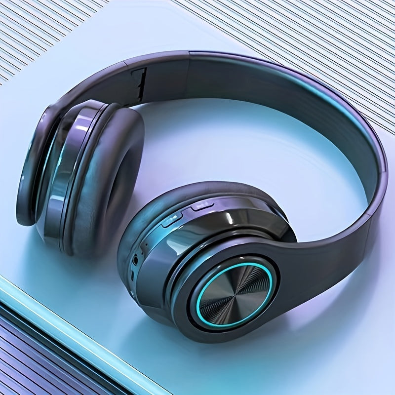 Casque sans fil LuxeSound Prestige | Audio exceptionnel en filaire et sans fil avec support de serre-tête et intégration de slot pour carte