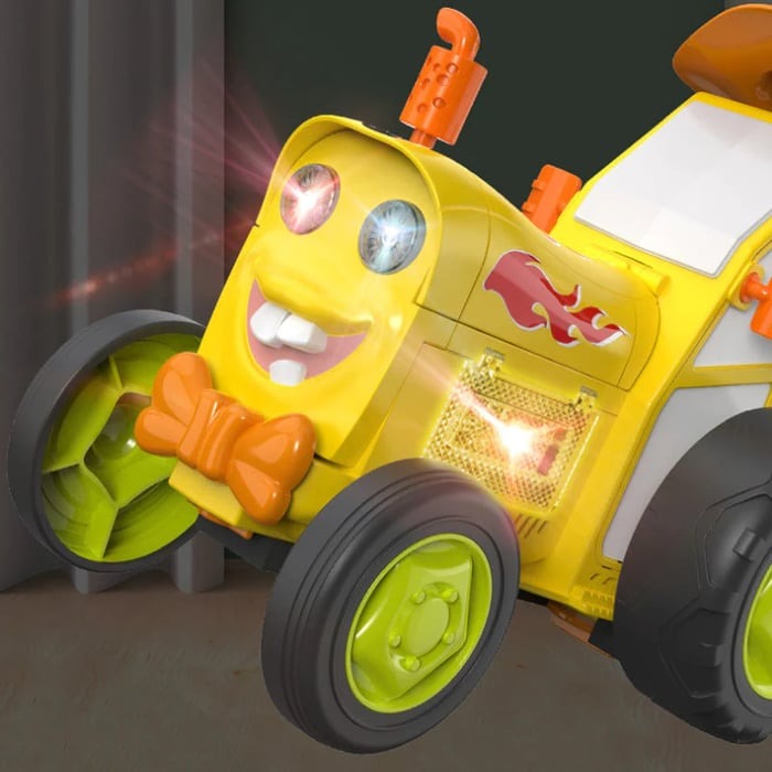 Voiture de cascade avec lumière et musique – SpinRacer