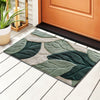 Tapis de Bain Feuilles – Absorbant, Douillet et Confortable pour la Salle de Bain