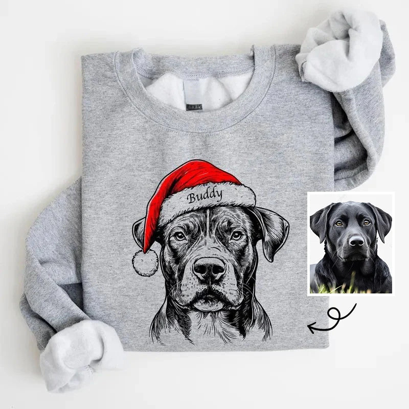 SantaPaws | Un pull de Noël personnalisé avec votre animal dessus