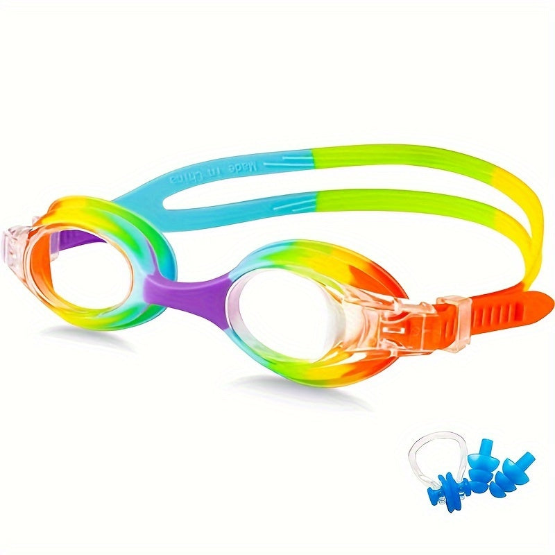 AquaKids Lunettes de Natation - Lunettes Confortables et Étanches pour Enfants