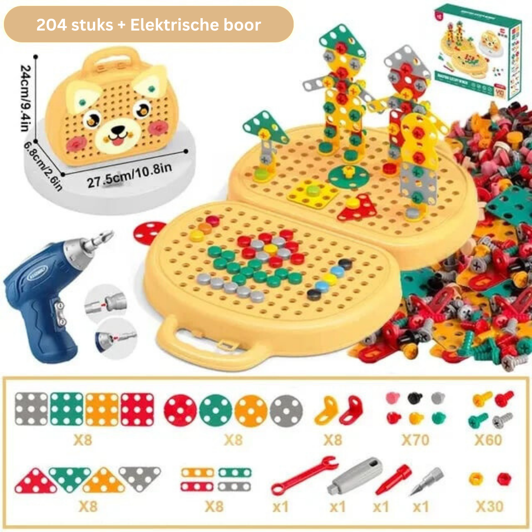 DrillPlay | Stimule la créativité de votre enfant et améliore sa motricité et sa capacité à résoudre des problèmes