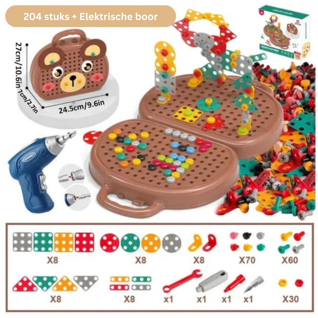 DrillPlay | Stimule la créativité de votre enfant et améliore sa motricité et sa capacité à résoudre des problèmes
