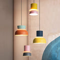 Lustre en alliage de zinc nordique à double ton LED 1-lumière