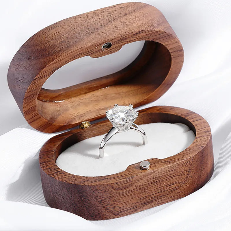 Bague GRA-Moissanite Brillante