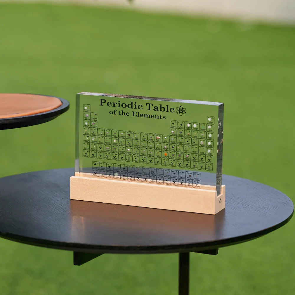 Tableau Périodique Lumineux avec Éléments Réels - Elementa