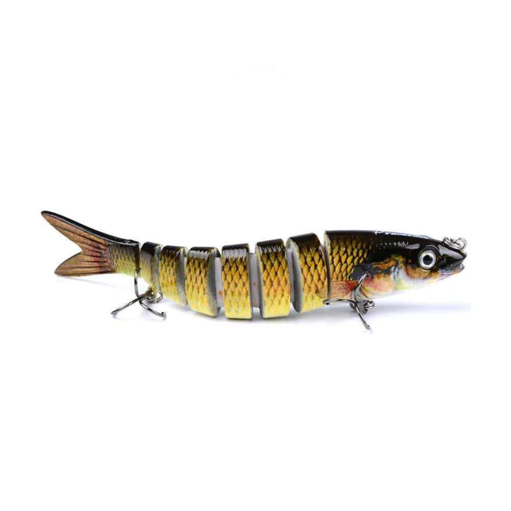 Bouchon de pêche à charnière | Leurres réalistes à segments multiples pour les gros poissons