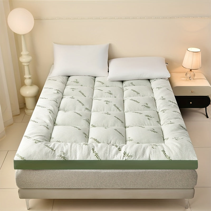 BambooDream Matelas Topper King Size – Confort Rafraîchissant et Soutien Lombaire