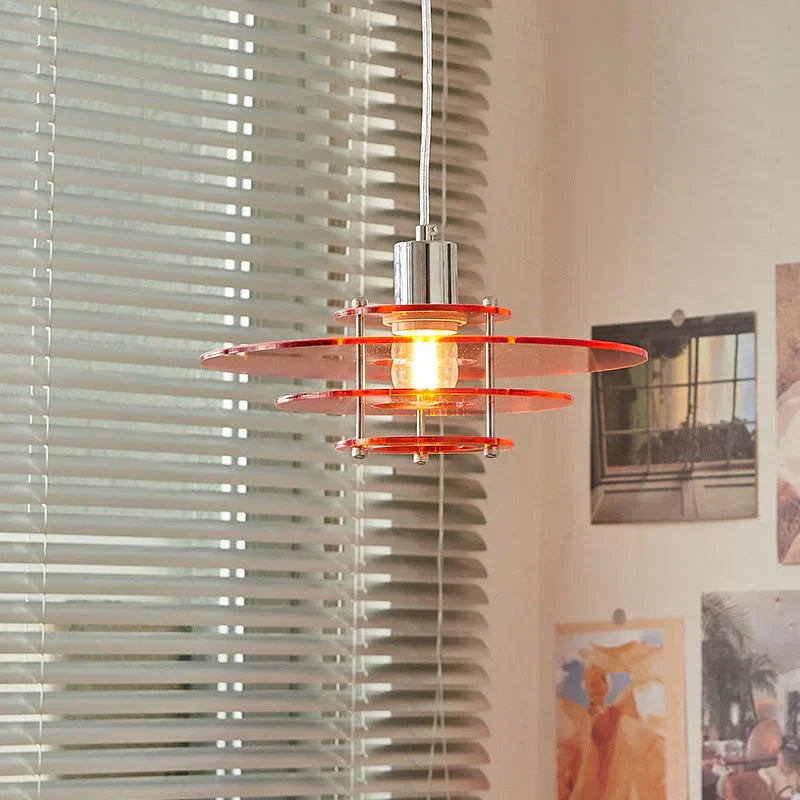 Suspension Moderne en Forme de UFO – Luminaire LED Contemporain en Acrylique et Fer