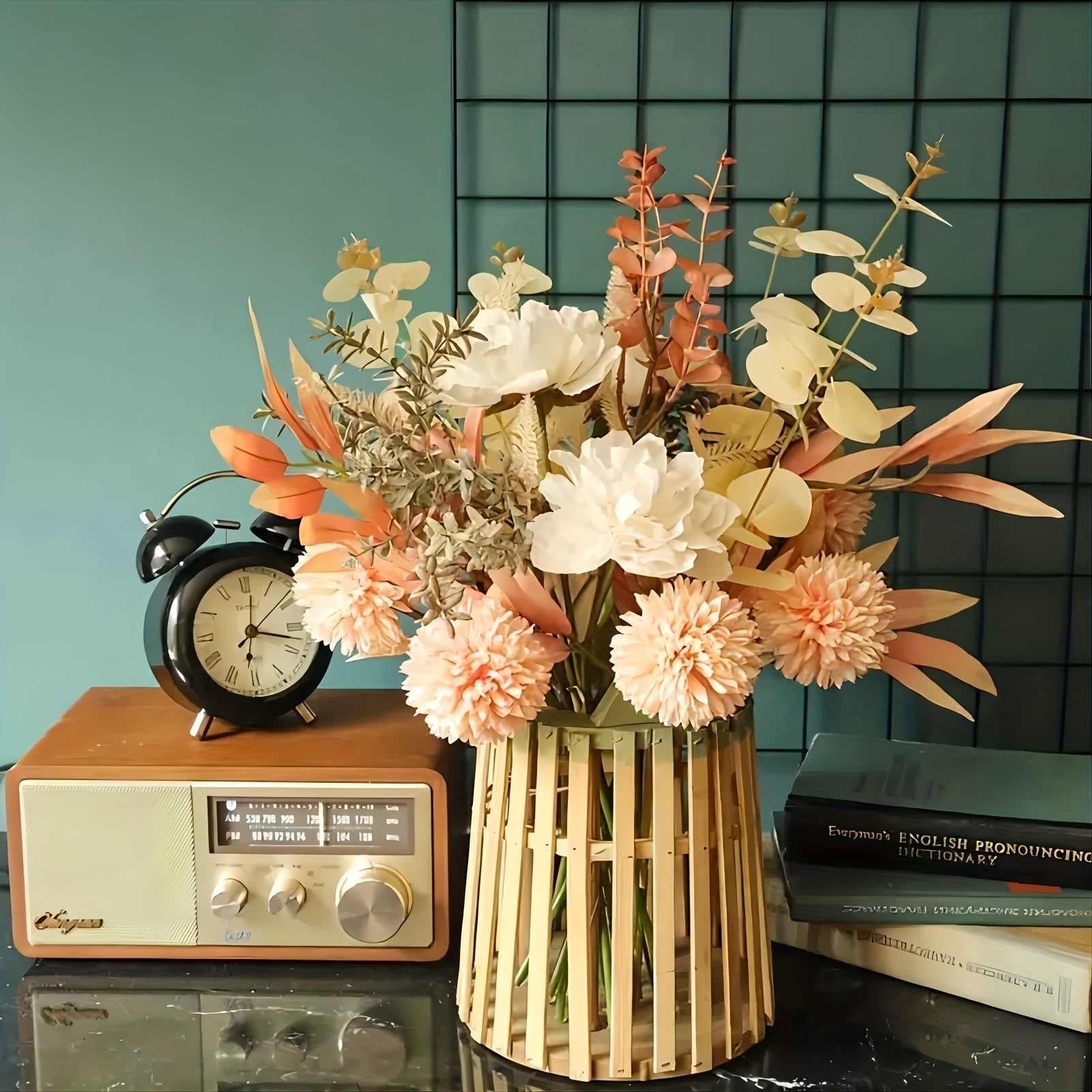 Bouquet de Fleurs Artificielles – Idéal pour les Mariages et la Décoration Saisonnière