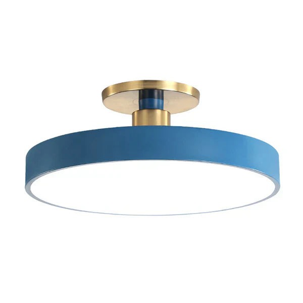 Lumière de Plafond Encastrée Ronde – Minimalisme Nordique avec Éclat LED Doux