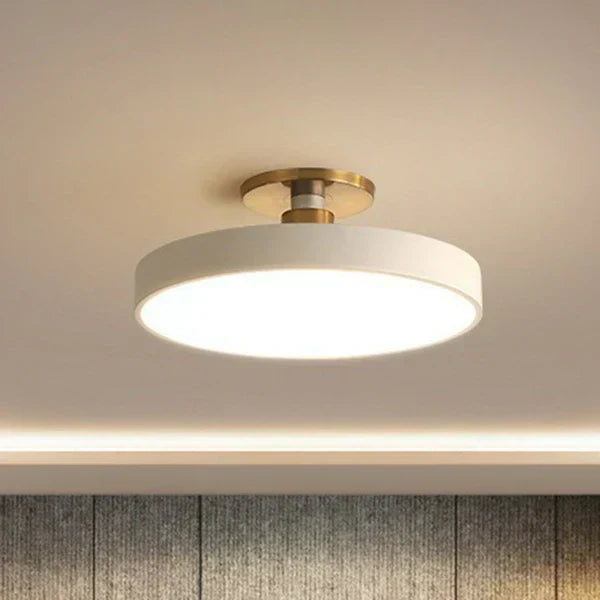 Lumière de Plafond Encastrée Ronde – Minimalisme Nordique avec Éclat LED Doux