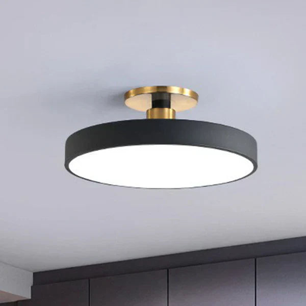 Lumière de Plafond Encastrée Ronde – Minimalisme Nordique avec Éclat LED Doux