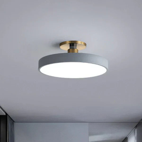 Lumière de Plafond Encastrée Ronde – Minimalisme Nordique avec Éclat LED Doux