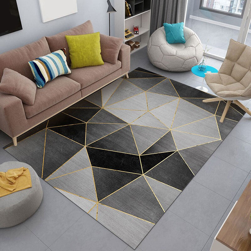 Tapis Coloré pour Intérieur - Lavable et Antidérapant