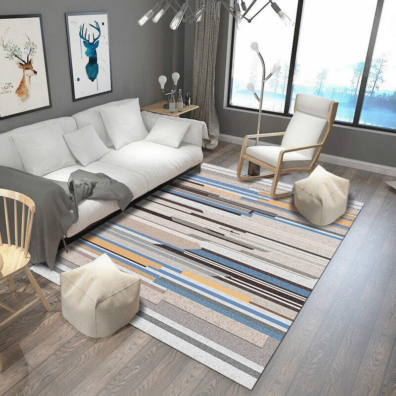 Tapis Coloré pour Intérieur - Lavable et Antidérapant