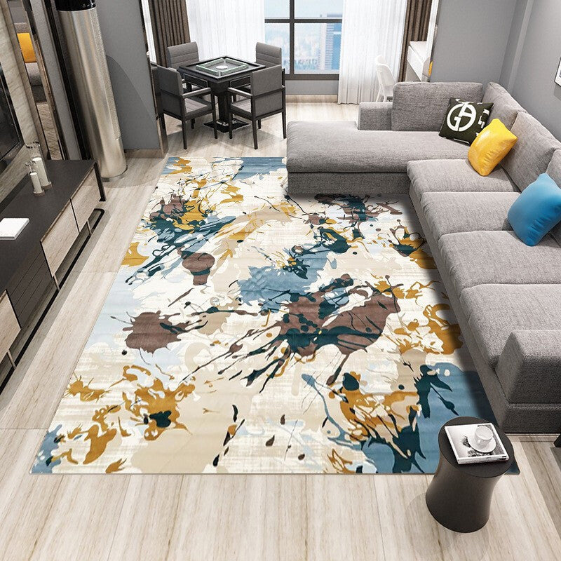 Tapis Coloré pour Intérieur - Lavable et Antidérapant