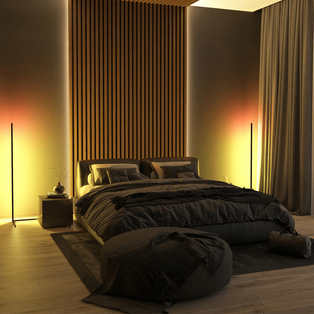 Ambiance LED Dimmable Lampadaire – Éclairage de Luxe avec 1+ Million de Couleurs