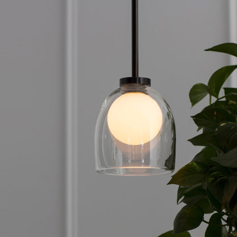 Suspension en Verre Moderne – Verre Fumé ou Transparent pour une Ambiance Élégante
