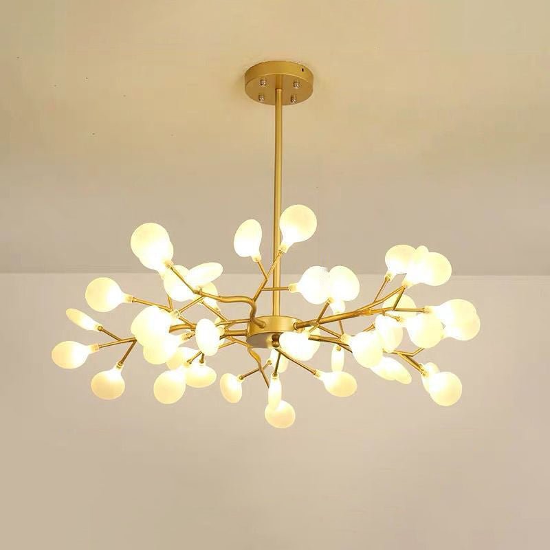 Simplicité Lustre à Lucioles Ramifié | Lustre LED Moderne en Acrylique Lucioles Douille G9 110V/220V Dia 78cm/85cm/115cm Design Intemporel Éclairage Plafond