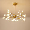 Simplicité Lustre à Lucioles Ramifié | Lustre LED Moderne en Acrylique Lucioles Douille G9 110V/220V Dia 78cm/85cm/115cm Design Intemporel Éclairage Plafond