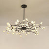 Simplicité Lustre à Lucioles Ramifié | Lustre LED Moderne en Acrylique Lucioles Douille G9 110V/220V Dia 78cm/85cm/115cm Design Intemporel Éclairage Plafond