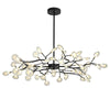 Simplicité Lustre à Lucioles Ramifié | Lustre LED Moderne en Acrylique Lucioles Douille G9 110V/220V Dia 78cm/85cm/115cm Design Intemporel Éclairage Plafond