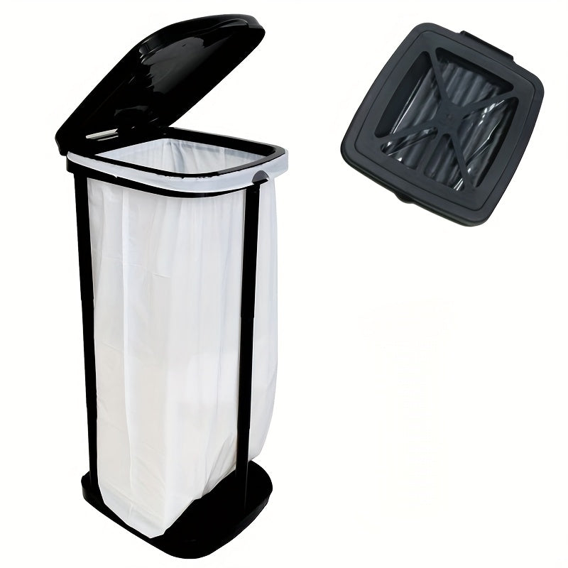 Support de Sac à Déchets Pliable Réglable – Trépied à Hauteur Ajustable en Trois Pièces pour la Maison ou en Extérieur