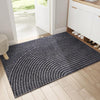 Tapis Nordica - Tapis de Porte PVC Moderne avec Antidérapant & Élimination de Sable