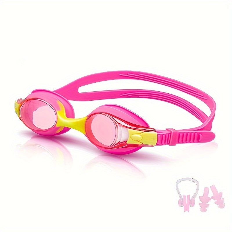 AquaKids Lunettes de Natation - Lunettes Confortables et Étanches pour Enfants