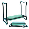 GardenElegance Luxe Kneeler Seat | Tapis de jardinage 2-en-1 polyvalent avec poignées et pochette à outils pour un confort et une commodité ultimes