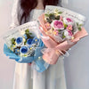 Bouquet de Fleurs au Crochet Fait Main – Le Cadeau Parfait pour la Fête des Mères