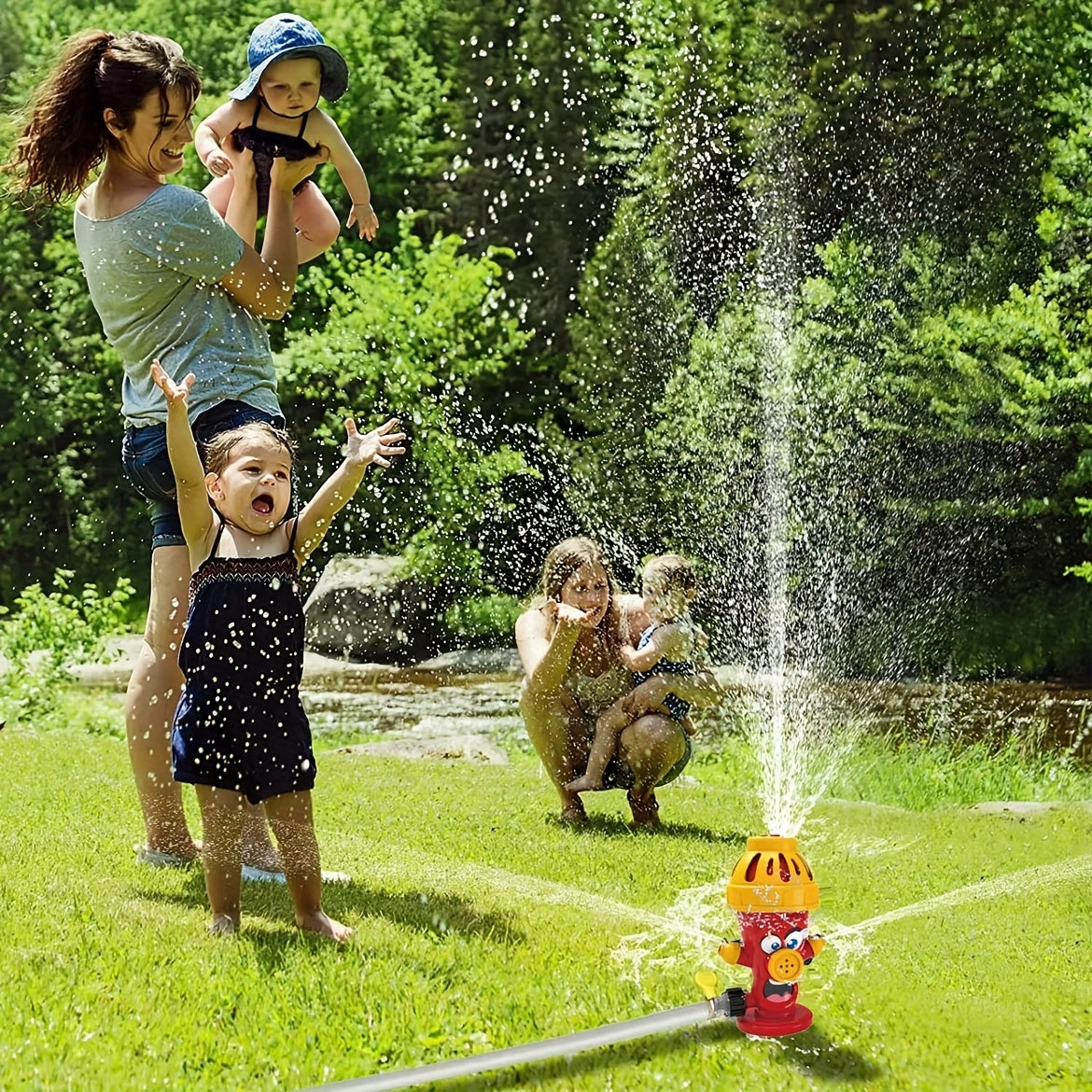 Arroseur Ludique en Forme de Borne à Incendie – Plaisir et Rafraîchissement pour Enfants