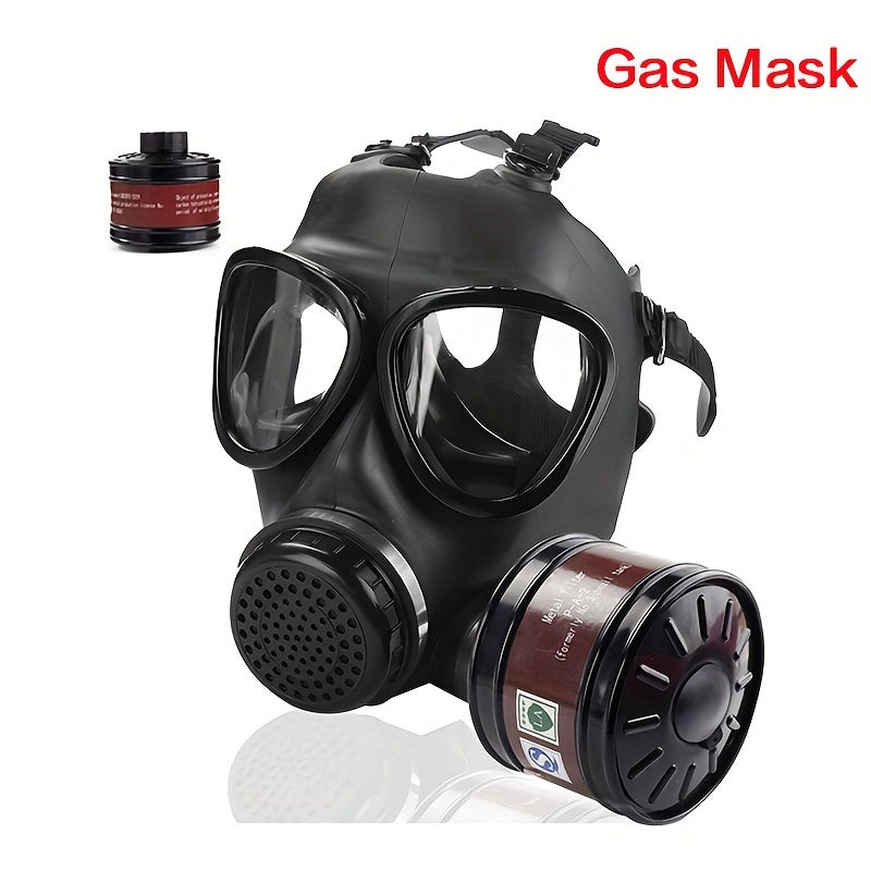 Masque à gaz tactique à pleine face - Protection ultime contre les dangers chimiques