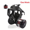 Masque à gaz tactique à pleine face - Protection ultime contre les dangers chimiques